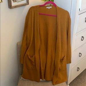 Madewell mustard sweater